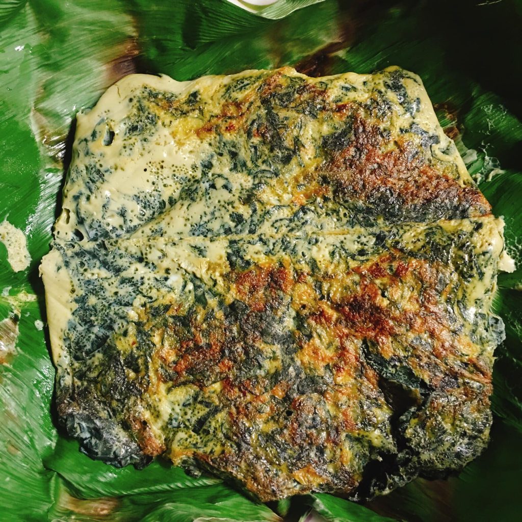 trứng lá mơ áp chảo